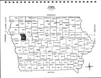 Iowa State Map, Ida County 1993
